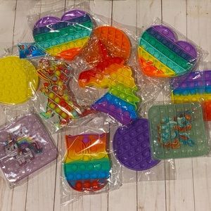 Push popBubble FidgetToy (bundle of 12)